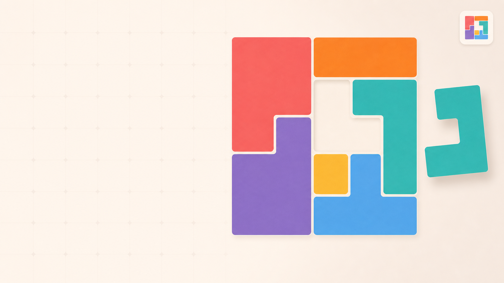 Puzzle Grid resmi tanıtım tasarımı